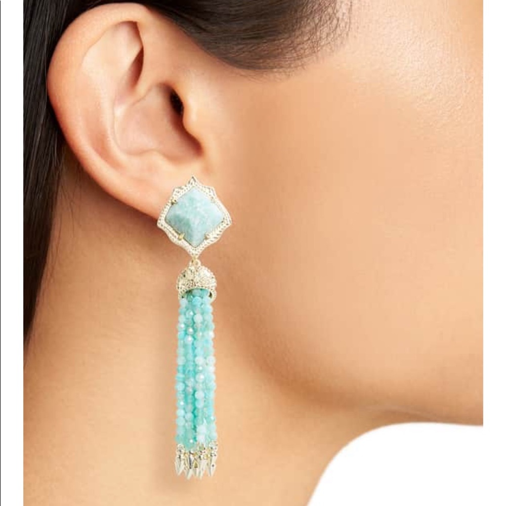 New Kendra Scott Tassel Misha statement earrings